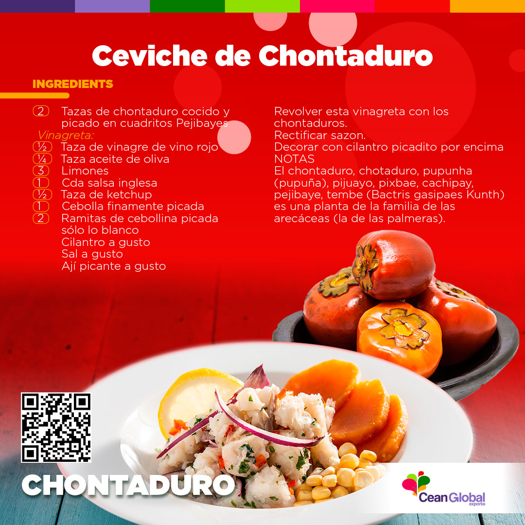 CHONTADURO CEVICHE - Cean Global Export | Fruits from Colombia ...